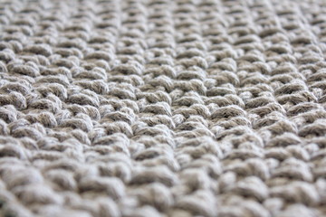the result of knitting by hand