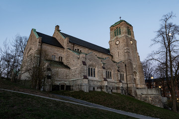 Saint Stephens church (Stefanskyrka) in Vanadislunden park in Stockholm Sweden