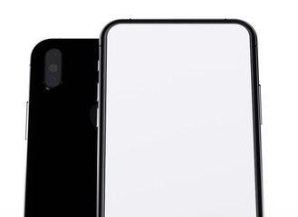 phone 3d illustration mockup smartphone