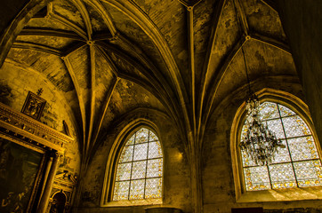 Gothische Kirche von Innen