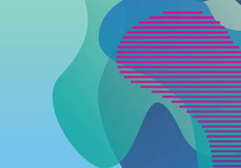 Design Template. Trendy Gradient Background. Abstract Illustration