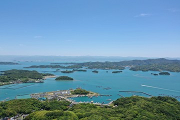 Fototapeta na wymiar Beautiful sea of ​​Amakusa in Japan