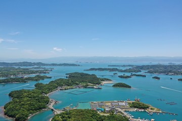 Beautiful sea of ​​Amakusa in Japan