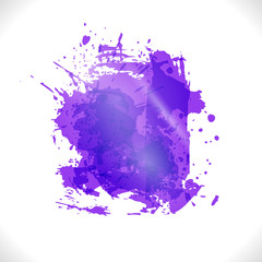 Fototapeta na wymiar Abstract illustration background. Violet grunge design elements