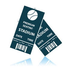 Baseball Tickets Icon