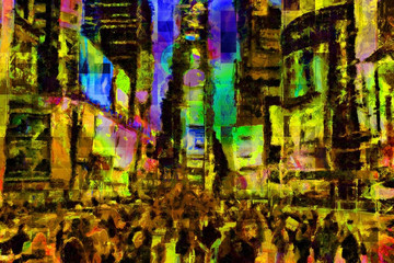 Fototapeta na wymiar Times Square New York