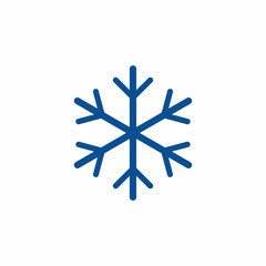 Snowflake icon symbol vector