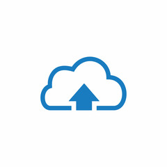 Upload cloud icon symbol vector