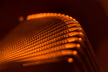 Piano Accordion close-up photo by candlelight