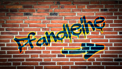 Obraz premium Schild 394 - Pfandleihe