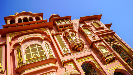 Fototapeta na wymiar The Patrika gate india Jaipur 