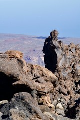 Fototapeta premium Lava stones on a volcano