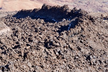 Fototapeta na wymiar Lava landscape
