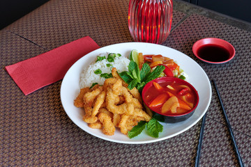 Vietnam Asien Süß Sauer Essen