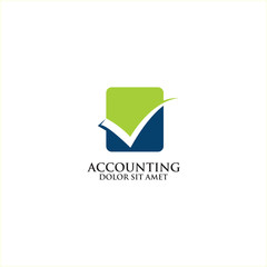 Creative Accounting Concept Logo Design Template