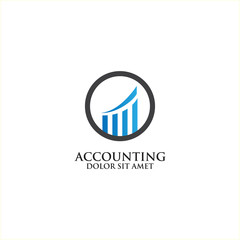 Creative Accounting Concept Logo Design Template