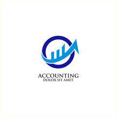 Creative Accounting Concept Logo Design Template