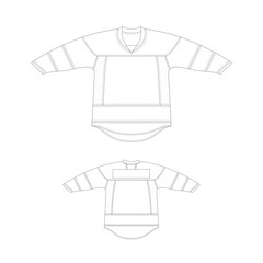 hockey jersey template illustrator