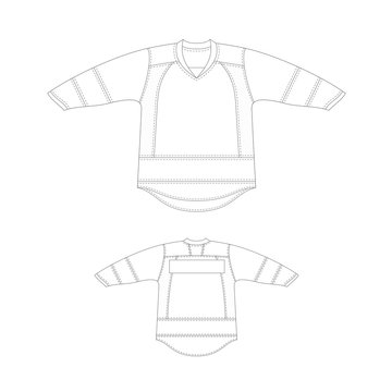 Templates - Miscellaneous - Clothing - Ice Hockey Offical NHL Outfit