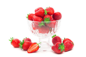 Strawberry isolated on white background. Clipping Path