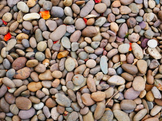 nature pebbles beach stone background
