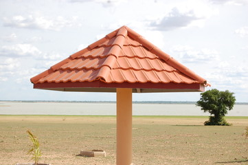 plage artificiel de Bagré au Burkina faso