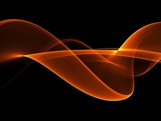 Abstract Orande waves background. Template design