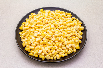 Frozen organic sweet corn