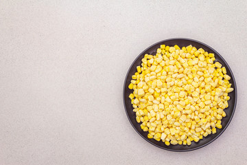 Frozen organic sweet corn
