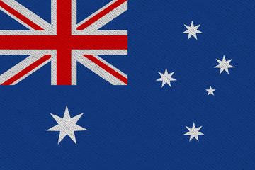 Australia fabric flag