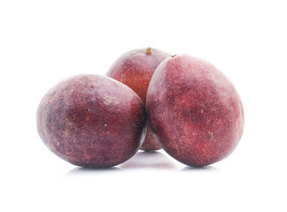 Passion fruit isolated on white background