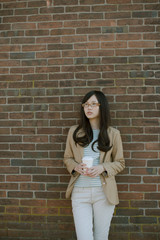 若い女性のポートレート