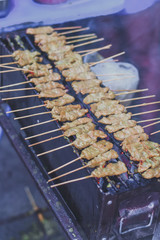 meat on the grill