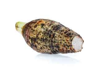 taro isolated on white background
