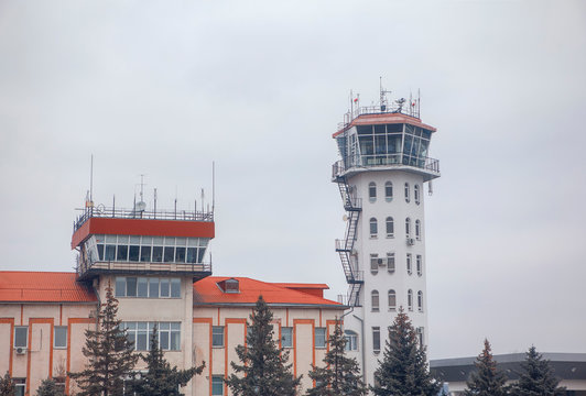 Air Traffic Control Tower of Chisinau International Airport