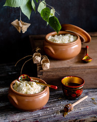 Millet-rice porrige