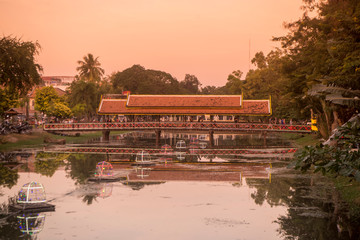 Obraz premium CAMBODIA SIEM REAP CITY RIVER