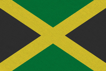Jamaica fabric flag