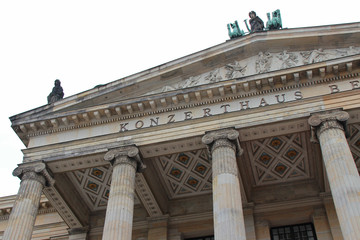 concert hall (Schauspielhaus) at Gendarmenmarkt in Berlin (germany)