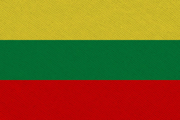 lithuania fabric flag