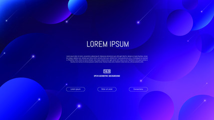 Trendy abstract background . Minimal geometric shapes composition. Colorful pattern. Editable mask. Template for your design works. Vector illustration.