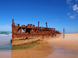 Wreck of Maheno.. Fraser Island