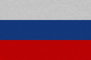 russia fabric flag