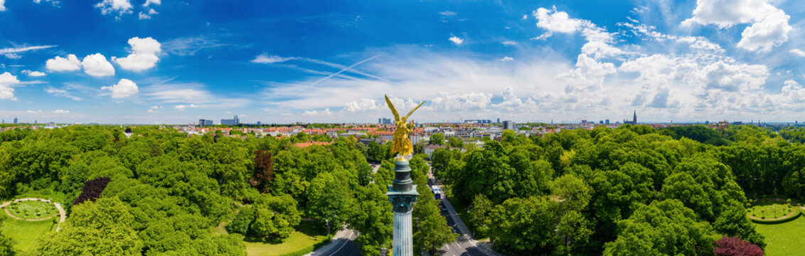 München Friedensengel Panorama