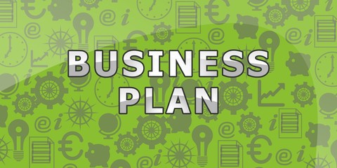 Green background with text