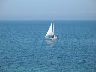 Obraz premium yacht on the sea