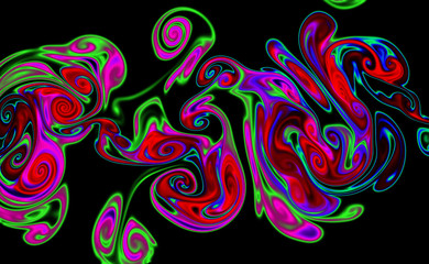 Magic space texture, pattern, looks like colorful smoke and fire