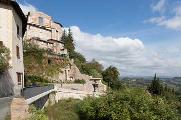 Fototapeta na wymiar historic center of Perugia, Perugia, Umbria, Italy