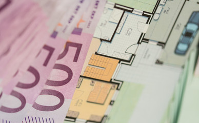 house cost banknote euro