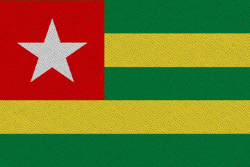 Togo fabric flag